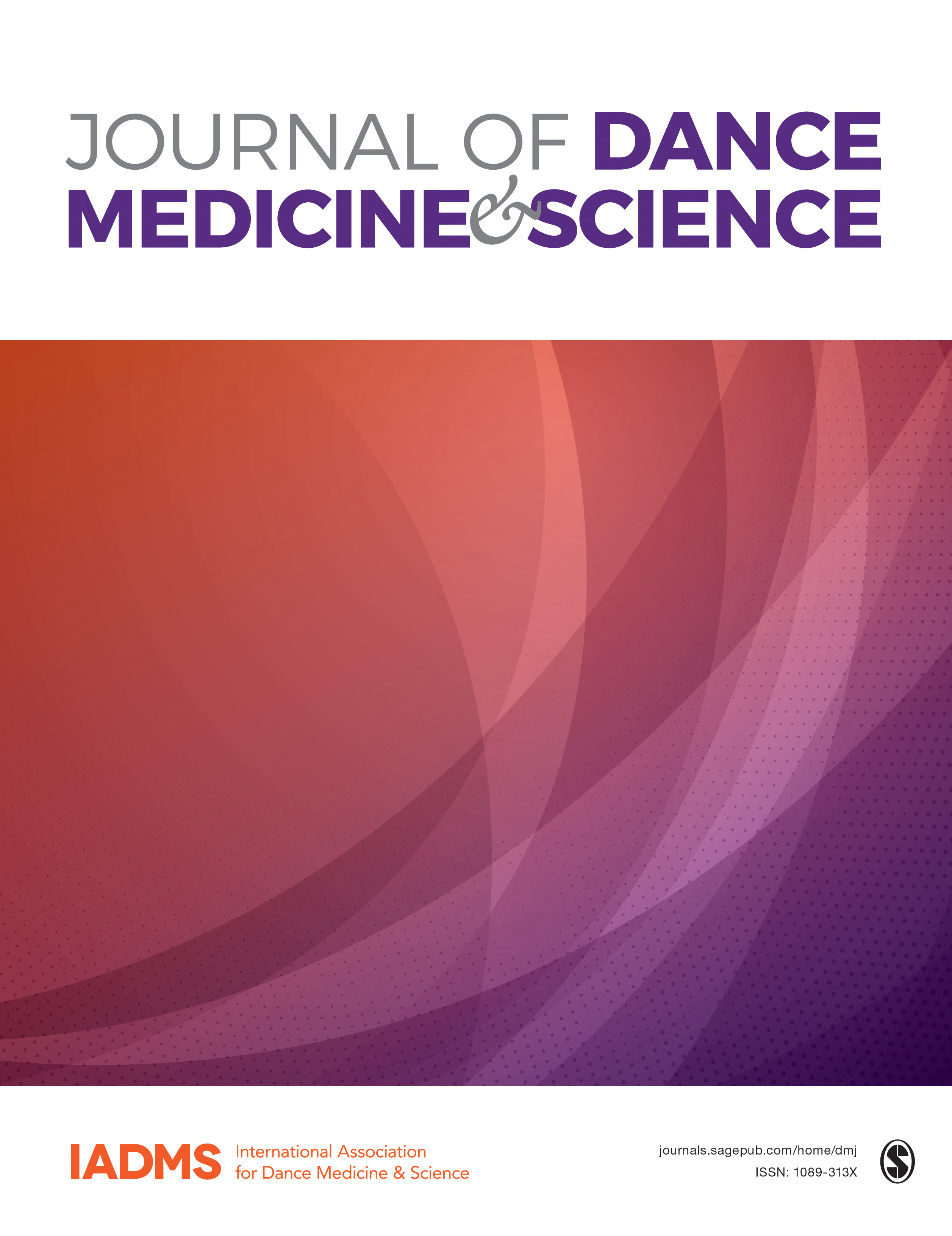 Journal of Dance Medicine & Science cover